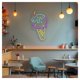 thumbnail image 2 of Letrero De Neón De Helado, Ideal Para Decoración De Pared De Tienda, Con Luz Regulable De 23cmx40cm, 2 of 3