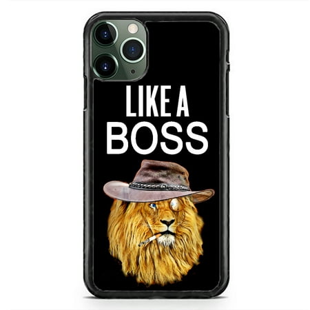Like A Boss Lion Hunter Slim Shockproof Hard Rubber Custom Case Cover For iphone 15 Pro Max Plus 14 13 Mini