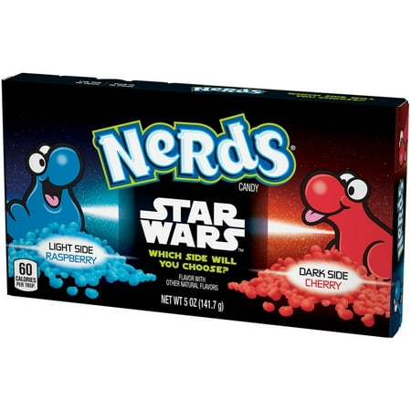 Nerds Red Cherry & Blue Raspberry Star Wars Candy 5oz Box, (Pack of 12)