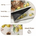 thumbnail image 6 of Large Area Rugs for Living Room Bedroom, Lemons Cats 5'x8' Rug Washable Carpet Runner Indoor Outdoor, Summer Rustic Botanical Fruits Burlap Non Slip Floor Mats Rug for Kitchen, Bathroom, 6 of 8