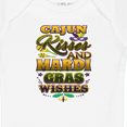 thumbnail image 4 of Inktastic Mardi Gras Wishes Cajun Kisses Boys or Girls Baby Bodysuit, 4 of 5