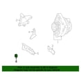 thumbnail image 2 of New Genuine Nissan Alternator Adjust Bolt Bracket OE 1194277A0A, 2 of 10