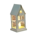 thumbnail image 3 of House Candle Holder Decorative Tea Light Lantern for Shelf Party Living Room White Small, 3 of 8