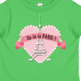 thumbnail image 4 of Inktastic Paris Oo-la-la with Eiffel Tower and Flowers in Pink Heart Boys or Girls Toddler T-Shirt, 4 of 5
