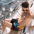 thumbnail image 2 of luoweisi Men's Beach Shorts Quick Dry Swim Trunks with Mesh Lining Wolf XL, 2 of 5