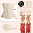 thumbnail image 4 of yunLCZ Womens Waist Trainer Corset Women's Waist Trainer Corset Shapewear Body Shaper Waist Cincher Sport Girdle, 4 of 5