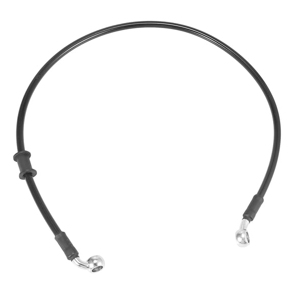 Universal 70cm 27.56" Brake Clutch Oil Hose Line Pipe Black for Motorcycle