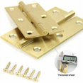 thumbnail image 2 of Bisagra de cobre - Mini bisagras Bisagra plegable Bisagra Hardware para el hogar Gabinete Cajón Hing, 2 of 5