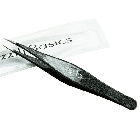 Zizzili Basics Surgical Grade Stainless Steel Fine Pointed Tweezers | Precision Aligned Tips for Splinter, Eyebrow & Facial Hair Removal |