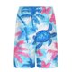 thumbnail image 4 of Yaoyar Men's Fashion Graphic Print Drawstring High Waist Shorts Casual Shorts with Pockets Elastic Waist Beach Pants, 4 of 6