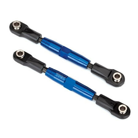 Traxxas 3643X - Rear Aluminum Camber Link Turnbuckle, 83mm, Blue (2)