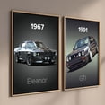 thumbnail image 4 of Pintura en lienzo de coche clásico deportivo, arte de pared, imágenes para sala de estar, decoración del hogar, póster impreso, Retro Cars 80s GTI, 4 of 4