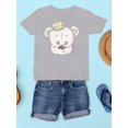 thumbnail image 3 of Cute Teddy Bear With Crown T-Shirt Juniors -Image by Shutterstock,  Large, 3 of 4