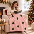 thumbnail image 4 of Christmas Flannel Throw Blanket 30"x40", Soft Microfiber Cozy Blanket for Couch Bed, Holiday Christmas Decorations Throw, 4 of 4