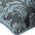 thumbnail image 2 of The HomeCentric Pillow Covers Grey Victorian Damask Couch Cushion Covers 22 x 22 Pillow Covers Cotton Embroidered Decorative Pillows Grey Pillow Covers Pack of 2 22x22 inch (55x55 cm)-Victorian Beauty, 2 of 3