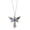 Blue, variant on Unique Winged Crosses Pendant Necklace Delicate Demons Wing Crosses Necklace Neck Ornament for the Stylish Individuals