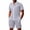 Gray, variant on hotojiny Men's 2 Piece Set Summer Beach Outfits Breathable Hollow out Mesh Button down Shirts Shorts Set Casual Tracksuit(White,X-Large)