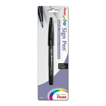 Pentel Sign Pen, Brush-Tip, Black