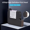 thumbnail image 3 of 308S Ink Cartridge Replacement Quick-Drying 45ml for M20/T50 Handheld Inkjet Printer(Black), 3 of 6
