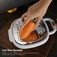 thumbnail image 4 of TACILIP Lunch Box, Handheld Cheese Grater - Cheese Grater with Soft Handle - Grater for Kitchen, Spices, Ginger - Stainless Steel Cheese Shredder - Lemon Zester To, Mom Gifts, 4 of 6