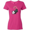 thumbnail image 3 of Inktastic Cute Possum and Heart Tail Women's T-Shirt, 3 of 5