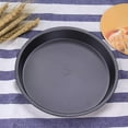 thumbnail image 4 of Nonstick 6/7/8/10" Diameter Pizza Pan, Pizza Crisper Baking Pan - Round Carbon Steel Pan, Fine Polished, Dishwasher Safe, High-Temperature Resistant, 1Pc, Durable & Easy Cleanup(BK2,7x7"), 4 of 7