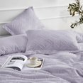 thumbnail image 3 of Maple&Stone Queen Duvet Cover Set Pieces Textu Tufted Boho Bedding Sets Zipper Closure Design with Ties Duvet Cover + Pillow Shams Comforter NOT Included ( Queen Siz, 3 of 7