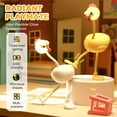 thumbnail image 4 of Creative Night Light, DIY Changeable Shape Chicken, Adjustable Dimming, White, 7.2"x2.83", for Office, Bedroom, 4 of 10