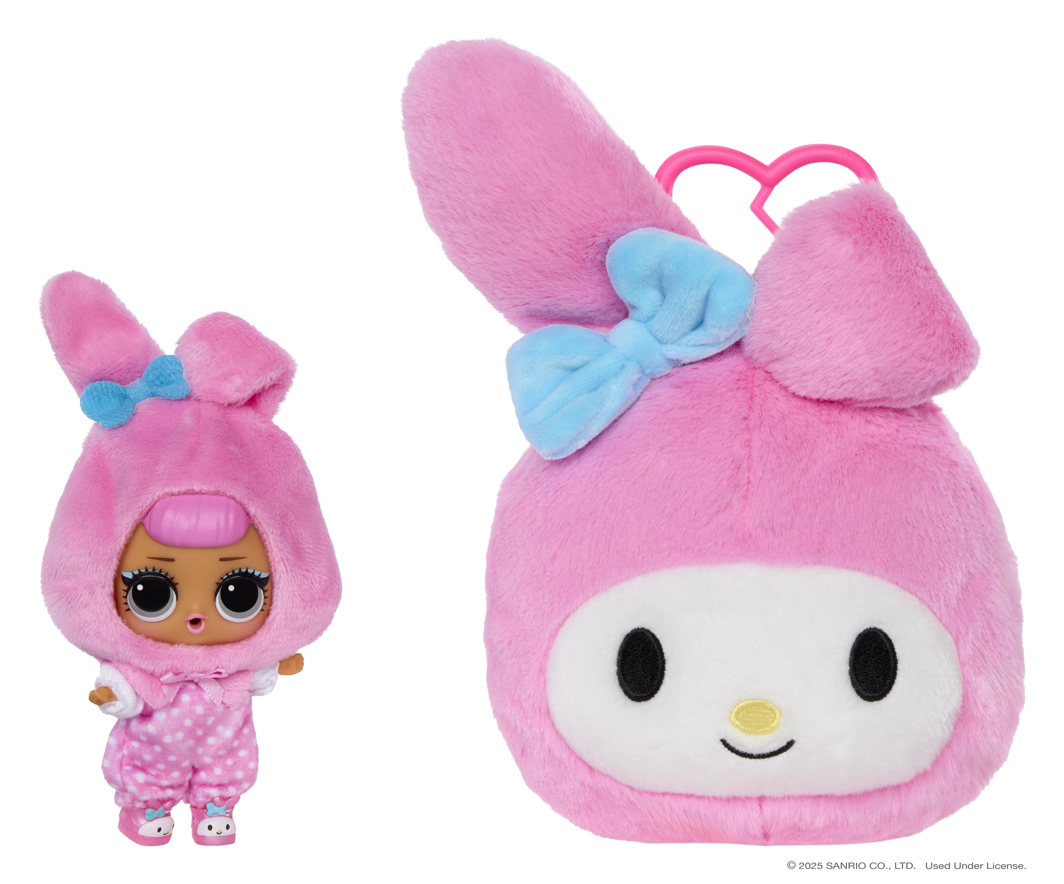 LOL Surprise Loves Hello Kitty and Friends Reversible Blind Plush Collectible Tots Doll