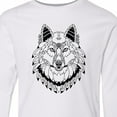 thumbnail image 4 of Inktastic Tribal Wolf Head Long Sleeve Youth T-Shirt, 4 of 5