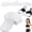 White 1PC, variant on 1 Pack Underboob Sweat Absorber Pads Reusable, Soft Cotton Bra Liners for Women, Breast Towel Sling for Daily Comfort
