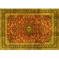thumbnail image 1 of Ahgly Company Machine Washable Indoor Rectangle Persian Yellow Traditional Area Rugs, 2' x 3', 1 of 4