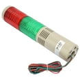 thumbnail image 2 of Industrial Warning Light 2‑Layer Buzzer LED Flashing Alarm Light Signal Tower 220VAC, 2 of 11