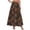 Bronze, variant on Maxi Skirts for Women Funny Halloween Printed High Waist A Line Long Skirt Halloween Vocation Party Outfits