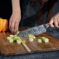 thumbnail image 7 of 8-piece Engraved Japanese Kitchen Knife Set with - Wasabi Collection - Chef's Knife, Paring Knife, Cleaver Knife & More, 7 of 7