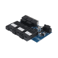 thumbnail image 4 of Ethernet Fiber Switch 100M PCBA Board Optic Media Converter 20Km 3 Fiber 3 RJ45 Support RPOE Simplex SC Fiber Switch,1 x Fiber Transceiver,Blue & Black, 4 of 7