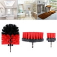 thumbnail image 1 of Etereauty 3Pcs Durable Nylon Drill Cleaning Brush Attachments Multifunction Power Scrubber Brush Drill Attachment Kit for Car Tile Grout Flooring Brick Ceramic Marble Bathroom Cleaning (Red), 1 of 6