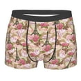 thumbnail image 4 of Goofa Rose Flowers Printed Men's Boxer Briefs Underwear, Moisture-Wicking Underwear, Trunk,Soft and Breathable Cotton Underwear-Medium, 4 of 9
