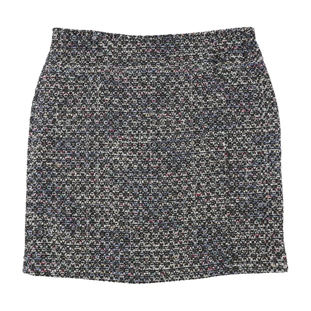 Tahari Falda Lápiz Metálica para Mujer, Multicolor, 14P