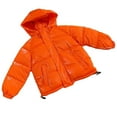 thumbnail image 2 of Esaierr Baby Boys Girls Puffer Down Jacket for Toddler Kids Puffer Down Coat Puffer Down Outwear Solid Colour Non-washable Thickened Baby Bread Clothes Winter Hooded Jacket for 2-12Y, 2 of 5