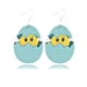 thumbnail image 4 of Pendientes para mujer, regalos para mujer, mascarilla facial para mujer, pendientes de papel higiénico, pendientes de cuero de doble cara, pendientes de cuero, 4 of 4