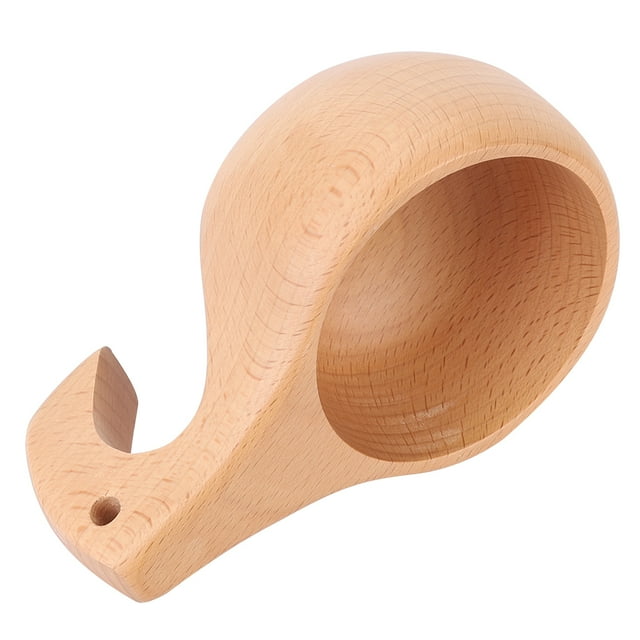 Drinking Cup,Dekaim Handmade Beech Wooden Cups Kuksa Coffee Tea Cup Elephant Water Drinking Cup