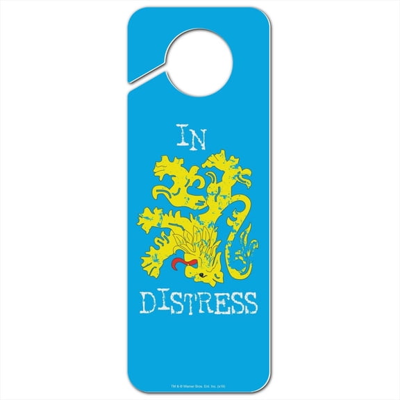 Big Bang Theory In Distress Plastic Door Knob Hanger Sign
