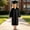 mhy# Black6, variant on Unisex Girls Boys Graduation Cap Gown Long Sleeve Solid Color Full Zip Up Pleated V-Neck Loose Fit Relaxed Oversized Long Robe With Pockets Tassel Classic Clothes Outfits,Black,2-3 Years