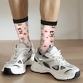 thumbnail image 6 of Hirioo Halloween Gnomes Pattern Adult Middle Tube Socks Breathable Sock Non-Pilling,Contrasting Color Design, 6 of 6