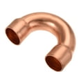 thumbnail image 1 of Unique Bargains 180 Degree Return Bend Copper Fitting Welded Elbow Connection, 1/4 Inch ID for HVAC Refrigeration, 1 of 5