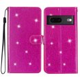 thumbnail image 1 of Compatible avec Google Pixel 7 Étui Portefeuille Pailleté avec Poche pour Carte et Rabat, 1 of 5