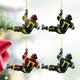 thumbnail image 3 of 4 piezas árbol de Navidad adorno de bombero acrílico coche colgante colgante (sin luz) JShteea Libre de BPA, 3 of 9
