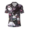 thumbnail image 7 of Saiise Sanrio A Mens Golf Shirt Moisture Wicking Dry Fit Mens Polo Shirts Dry Fit Performance Men's Golf Shirts Regular Fit Fashion Print, 7 of 7