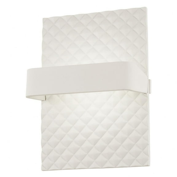 George Kovacs Lighting - Quilted-8W 1 LED Wall Sconce-6.5 Inches Wide by 9.25